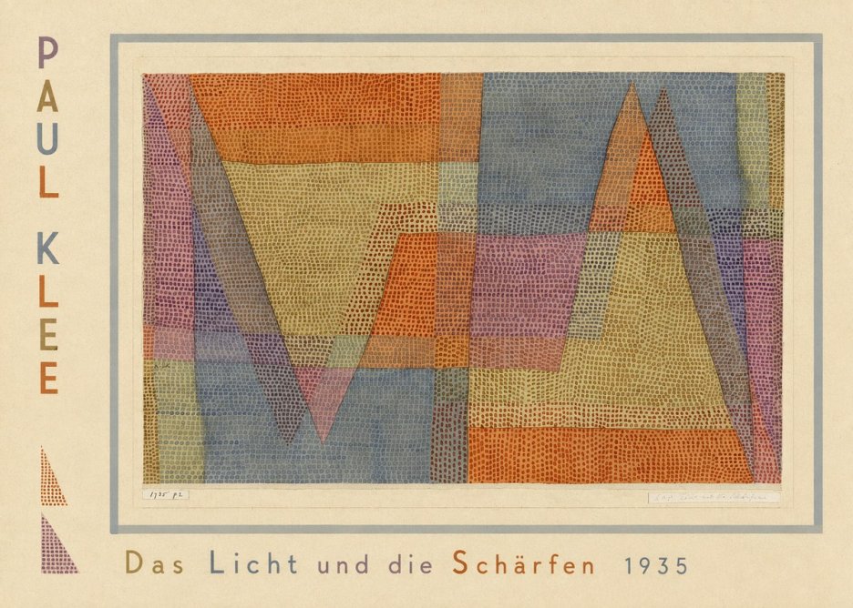Paul Klee Das Licht Und Die Schärfen No2 - Affiche