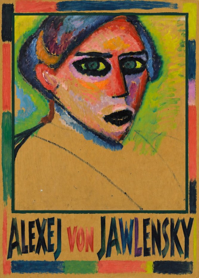 Alexej von Jawlensky Expressionist Head No1 - Affiche