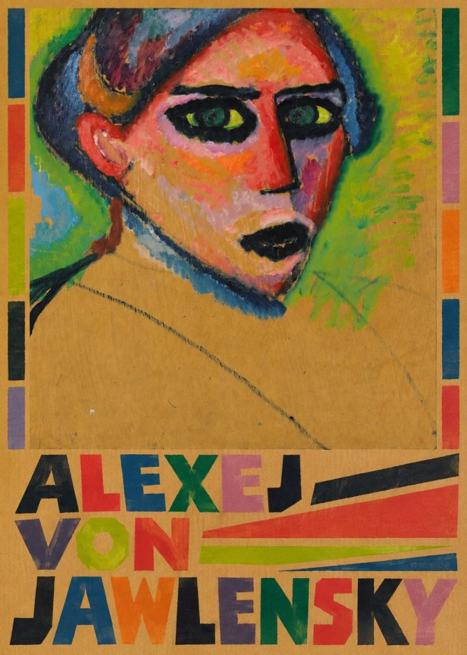 Alexej von Jawlensky Expressionist Head No4 - Affiche