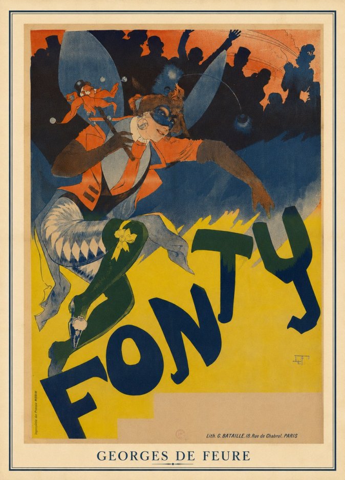 Georges de Feure Gonty No3 - Affiche