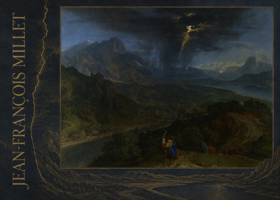Jean-François Millet The Thunderbolt No4 - Affiche