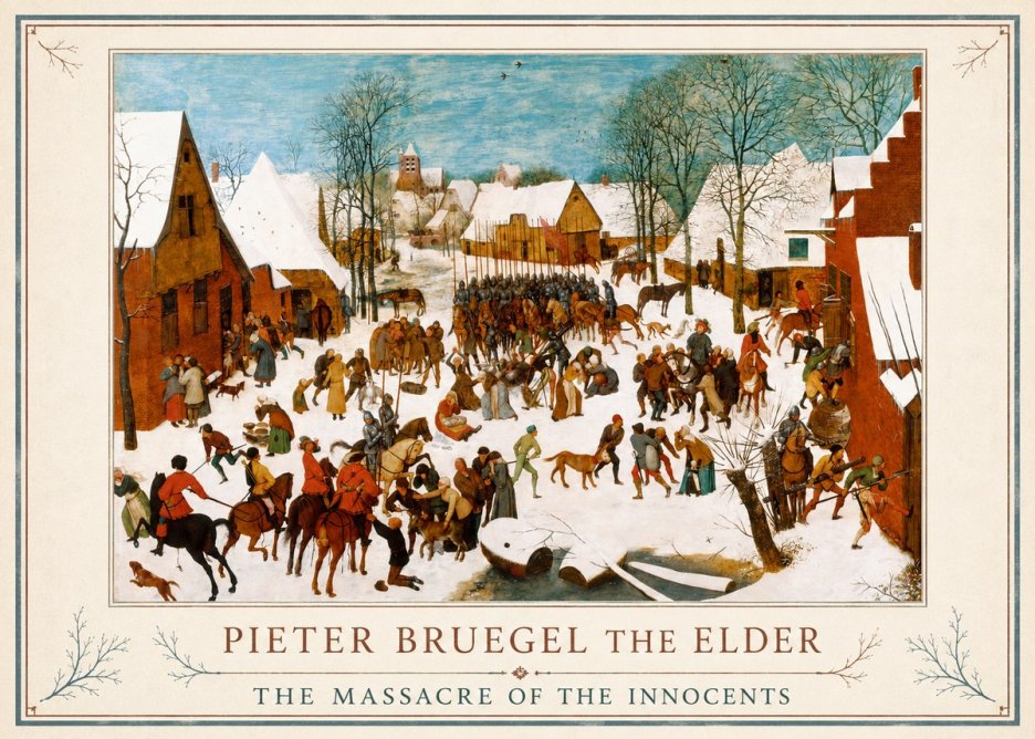 Pieter Bruegel The Massacre of the Innocents No1 - Affiche