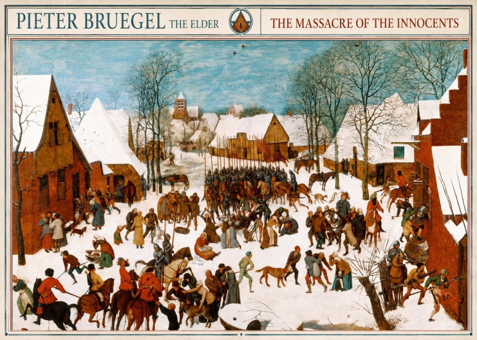 Pieter Bruegel The Massacre of the Innocents No6 - Affiche