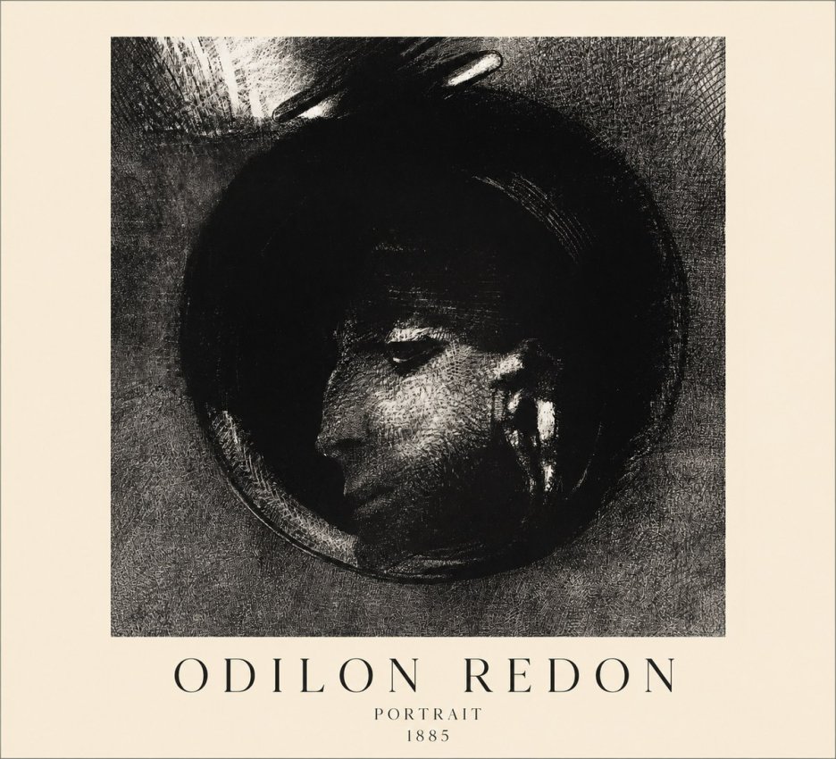 Odilon Redon Portrait No1 - Affiche