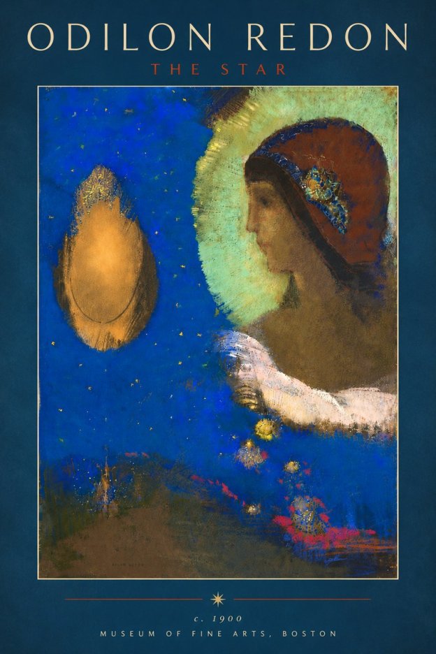 Odilon Redon The Star No6 - Affiche