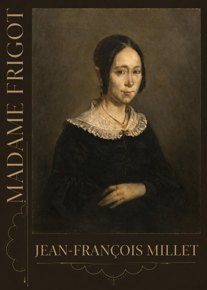 Jean-François Millet Madame Frigot No3 - Affiche