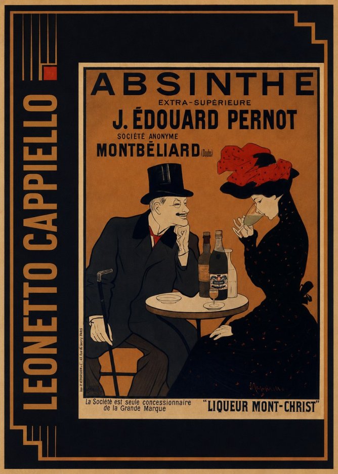 Leonetto Cappiello Absinthe J. Édouard Pernot No2 - Affiche