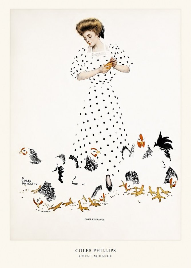 Coles Phillips Corn Exchange No6 - Affiche