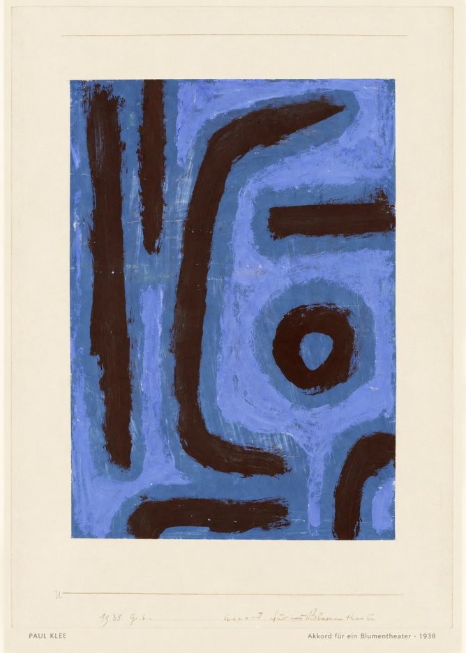 Paul Klee Akkord Für Ein Blumentheater No6 - Affiche