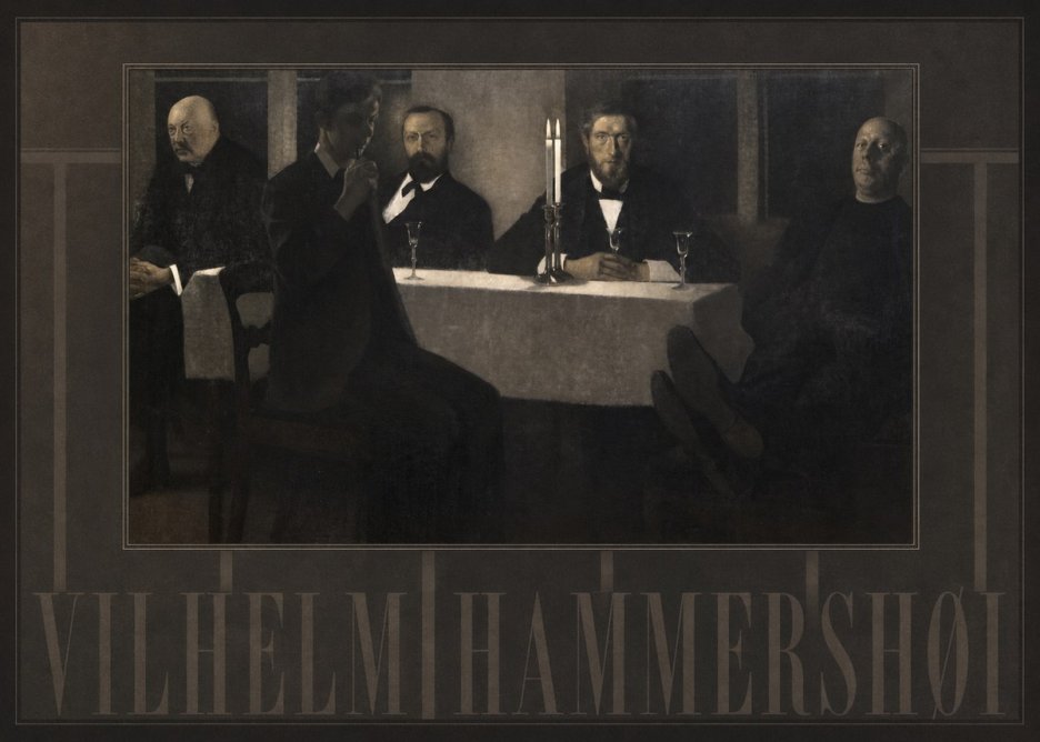 Vilhelm Hammershøi Five Portraits II No4 - Affiche