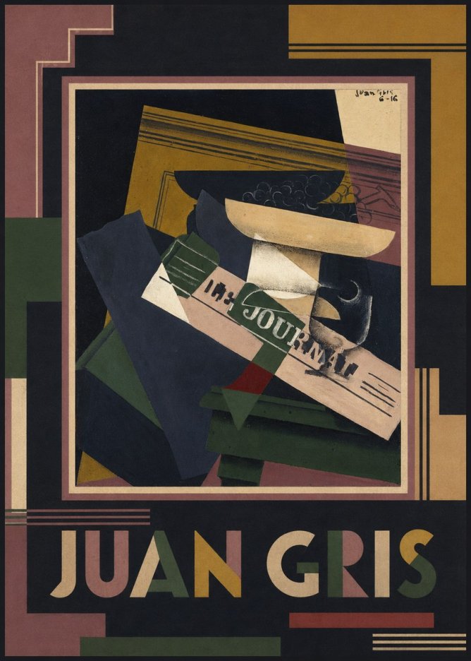 Juan Gris Journal No1 - Affiche