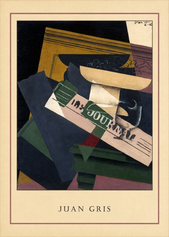 Juan Gris Journal No4 - Affiche