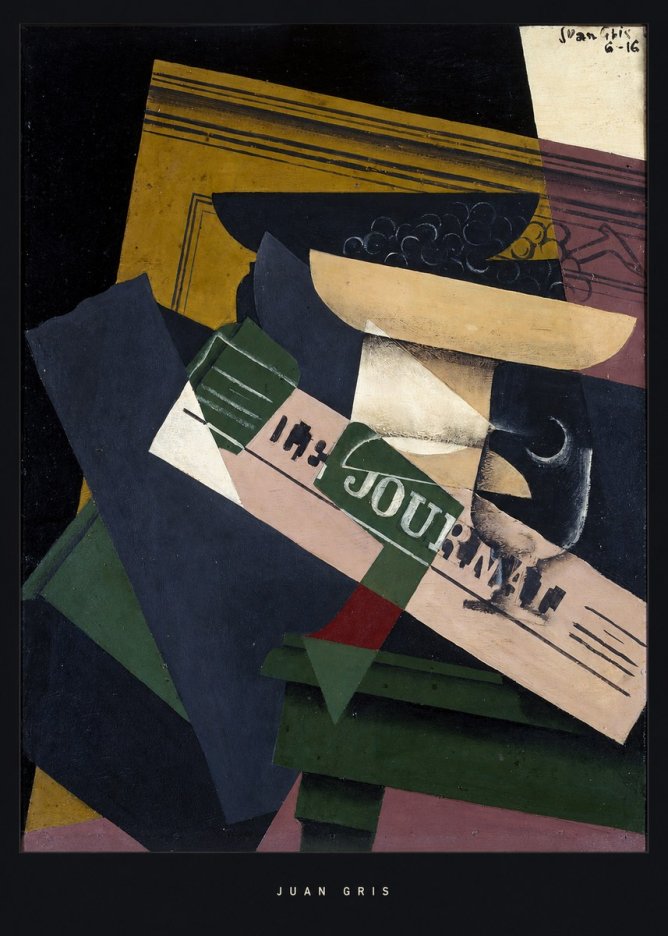Juan Gris Journal No6 - Affiche