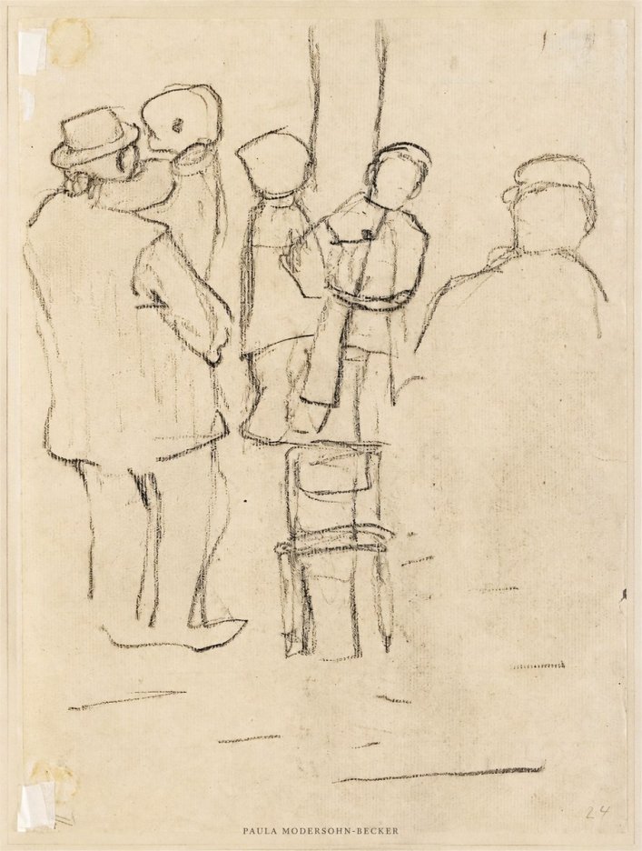 Paula Modersohn-Becker Studies of Figures No5 - Affiche