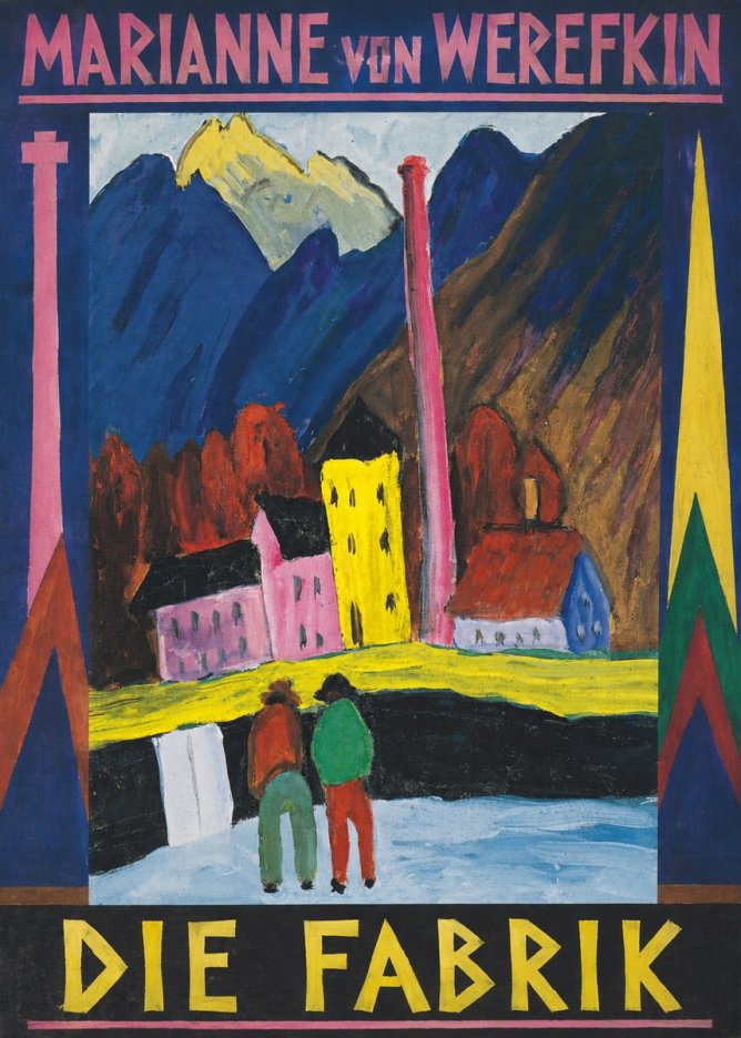 Marianne von Werefkin Die Fabrik No1 - Affiche
