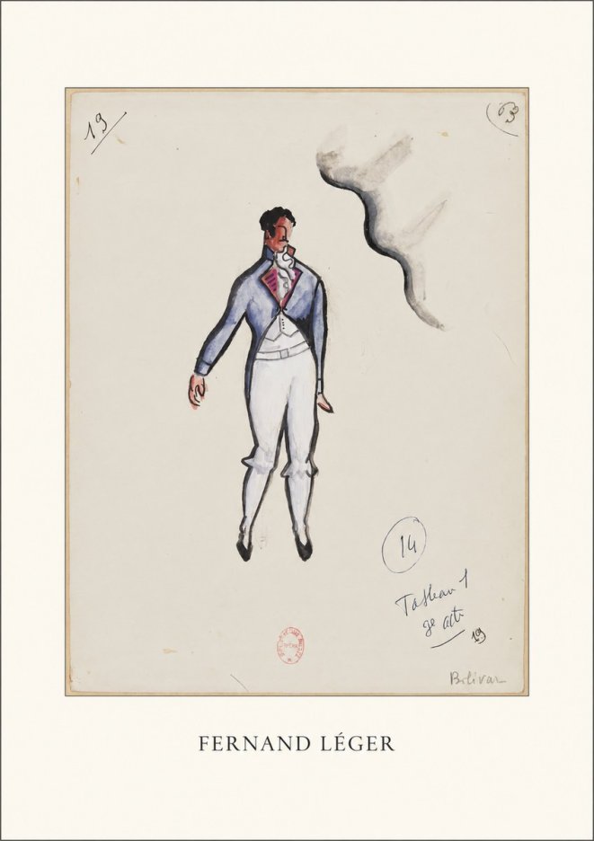 Fernand Léger Bolivar. Tableau 1 3E Acte No4 - Affiche