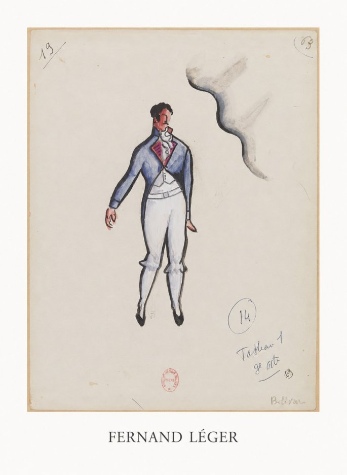 Fernand Léger Bolivar. Tableau 1 3E Acte No5 - Affiche