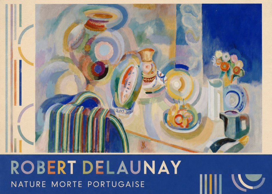 Robert Delaunay Nature Morte Portugaise No3 - Affiche