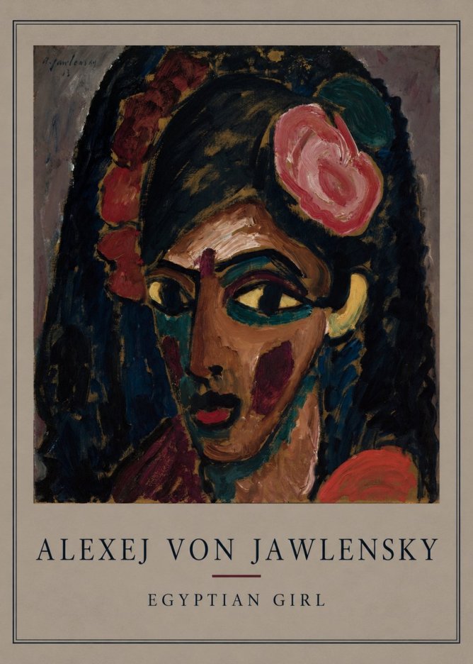 Alexej von Jawlensky Egyptian Girl No4 - Affiche