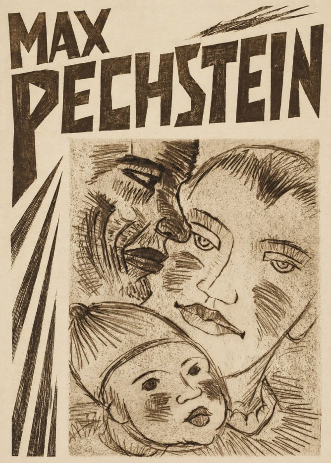 Max Pechstein Fischerfamilie No5 - Affiche
