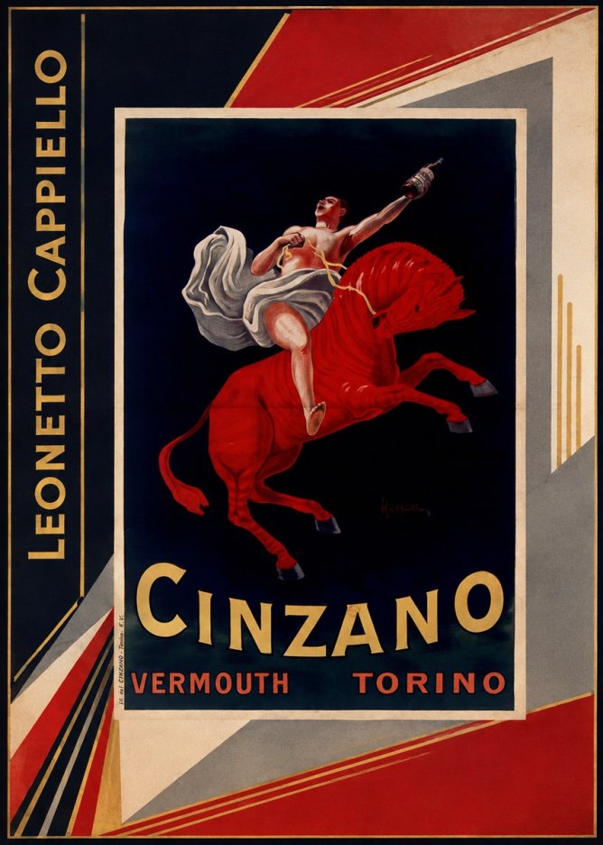 Leonetto Cappiello Cinzano Vermouth No2 - Affiche