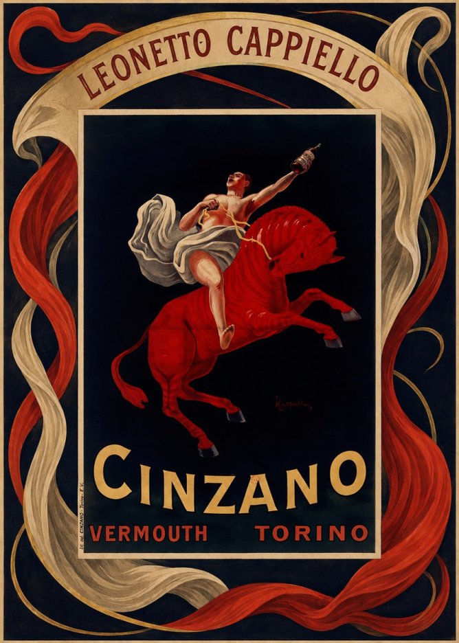 Leonetto Cappiello Cinzano Vermouth No3 - Affiche