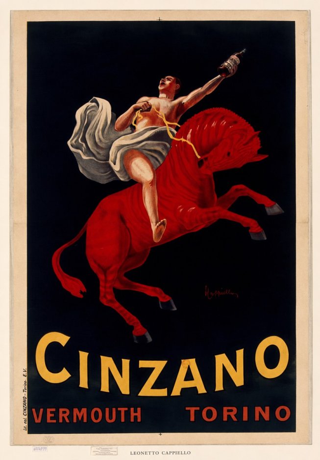 Leonetto Cappiello Cinzano Vermouth No6 - Affiche