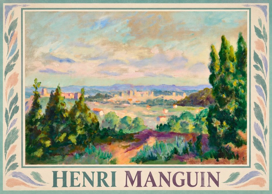 Henri Manguin Mediterranean City View No1 - Affiche