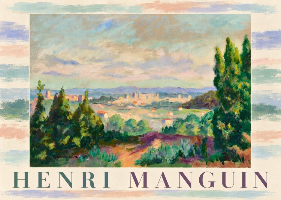 Henri Manguin Mediterranean City View No3 - Affiche