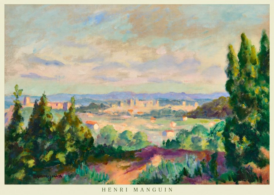 Henri Manguin Mediterranean City View No6 - Affiche