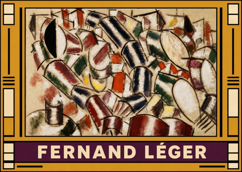 Fernand Léger Contraste De Formes No5 - Affiche