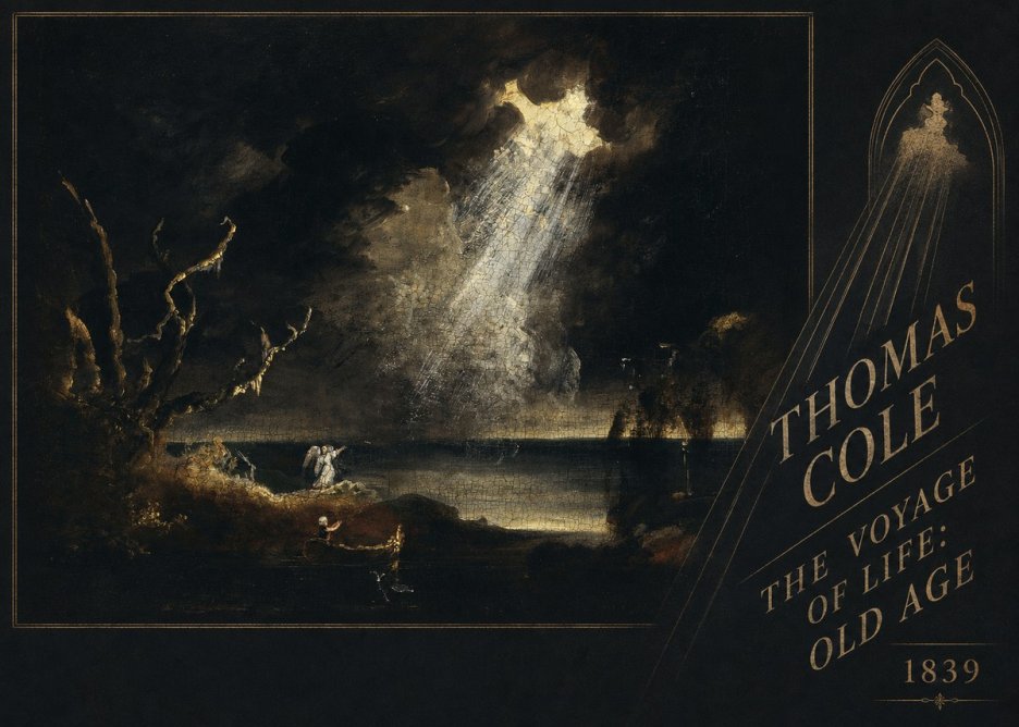 Thomas Cole The Voyage of Life: Old Age I No2 - Affiche