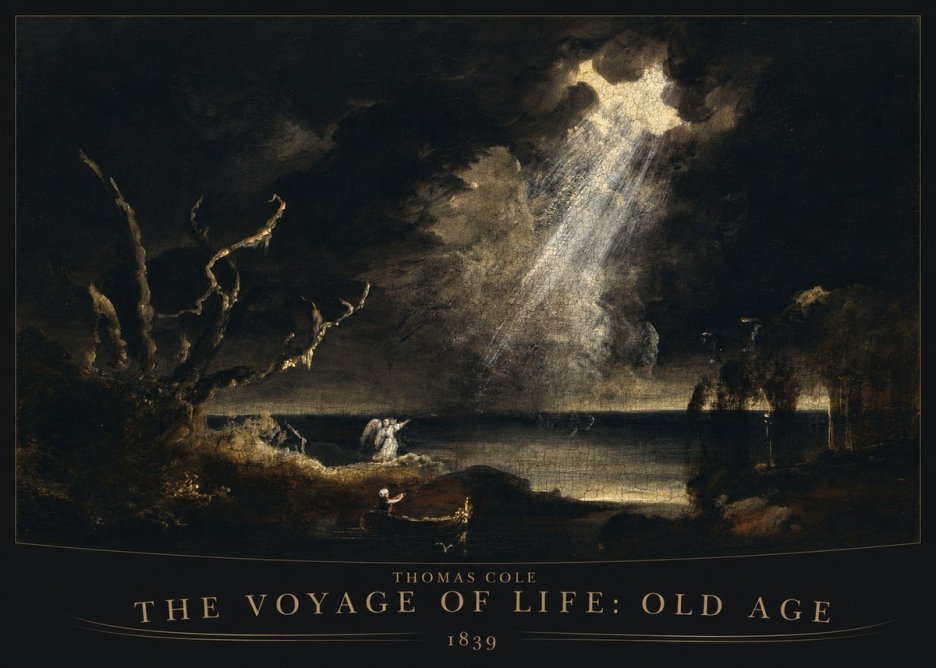 Thomas Cole The Voyage of Life: Old Age I No6 - Affiche