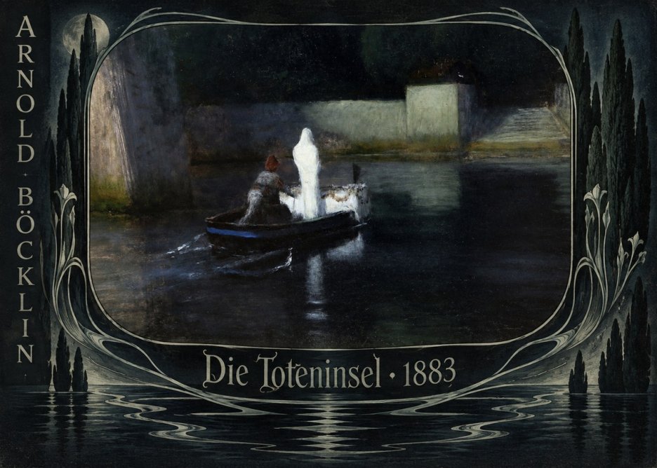 Arnold Böcklin Die Toteninsel III No6 - Affiche