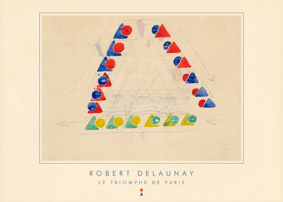 Robert Delaunay Le Triomphe De Paris II No5 - Affiche