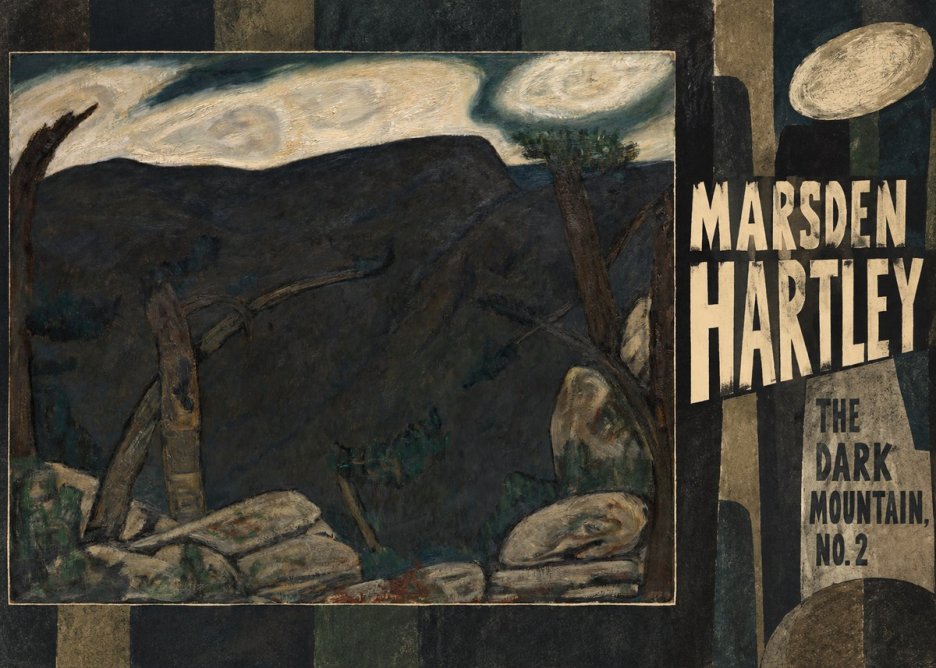 Marsden Hartley The Dark Mountain, No. 2 No5 - Affiche