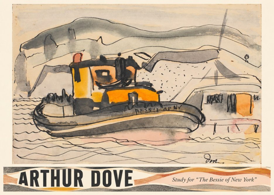 Arthur Dove Study for "the Bessie of New York" No3 - Affiche