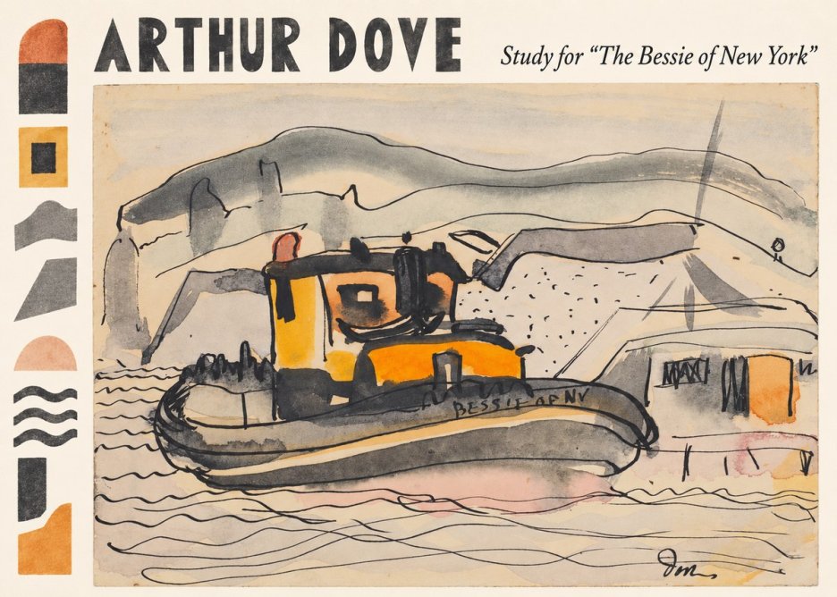 Arthur Dove Study for "the Bessie of New York" No6 - Affiche