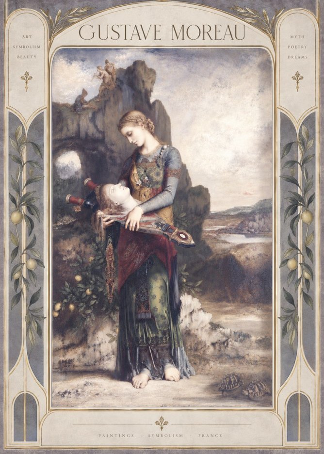 Gustave Moreau Salome with the Head of John the Baptist No6 - Affiche