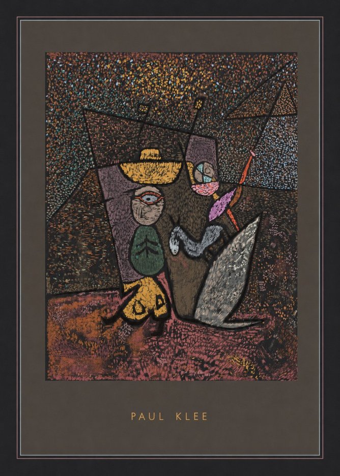 Paul Klee Man, Beast and Plant No3 - Affiche