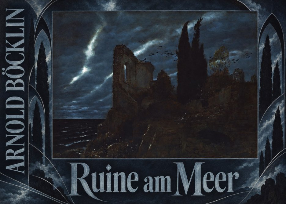 Arnold Böcklin Ruine Am Meer I No5 - Affiche