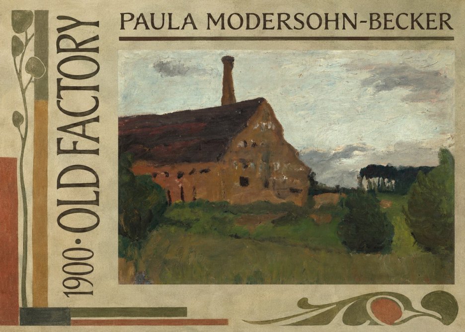 Paula Modersohn-Becker Old Factory No3 - Affiche