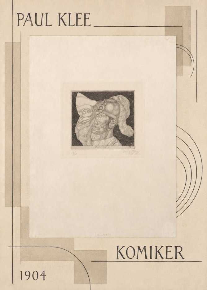 Paul Klee Komiker No2 - Affiche