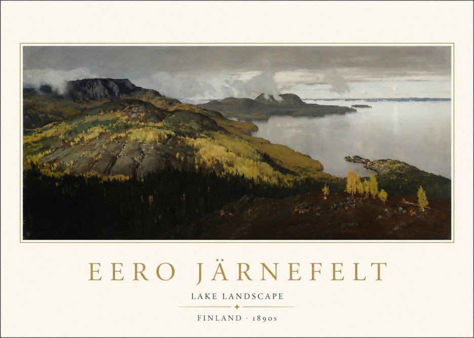Eero Järnefelt Lake Landscape No1 - Affiche