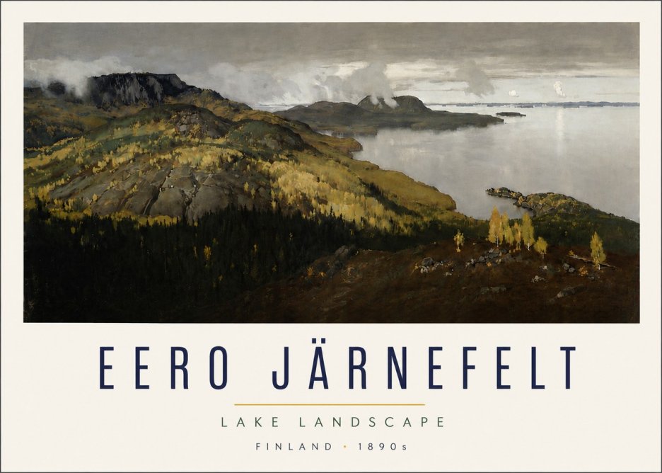 Eero Järnefelt Lake Landscape No4 - Affiche
