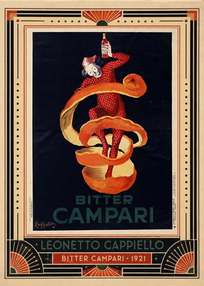 Leonetto Cappiello Bitter Campari I No3 - Affiche