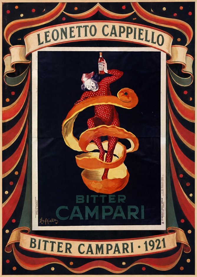 Leonetto Cappiello Bitter Campari I No5 - Affiche