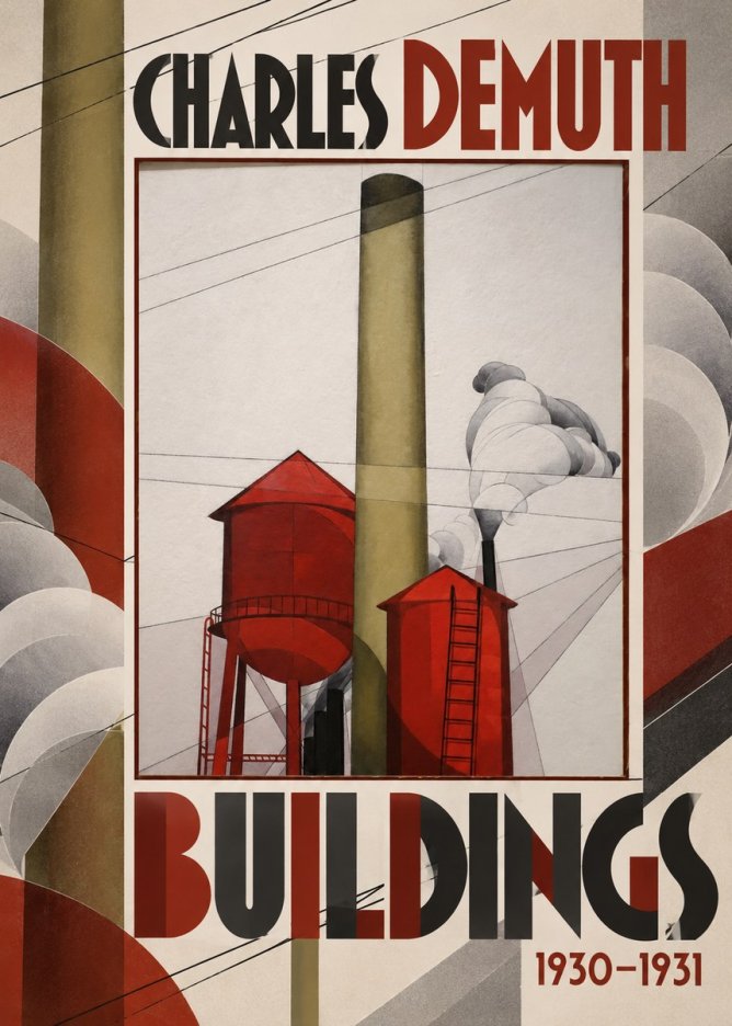 Charles Demuth Buildings No6 - Affiche