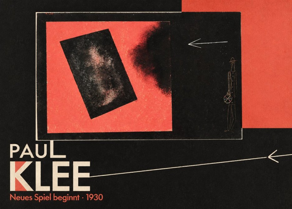 Paul Klee Neues Spiel Beginnt No6 - Affiche