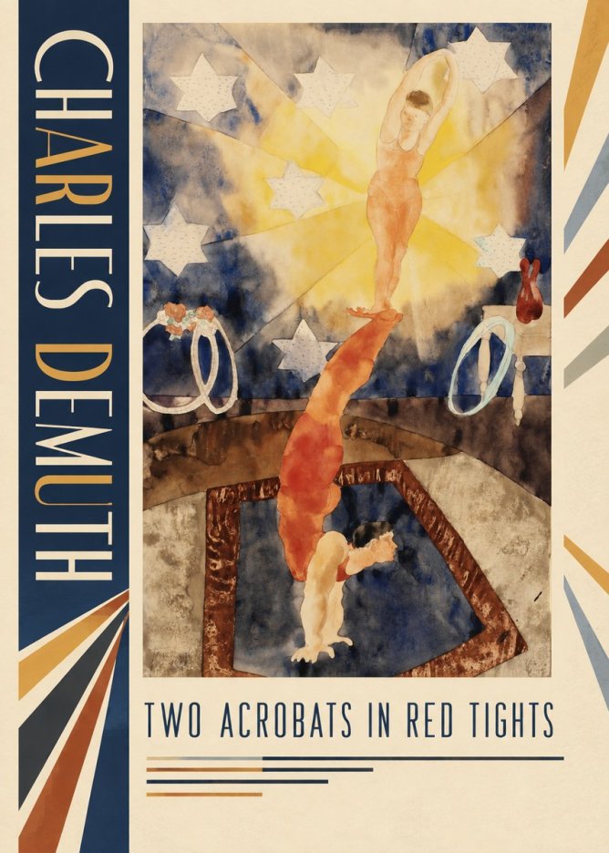 Charles Demuth Two Acrobats in Red Tights No2 - Affiche